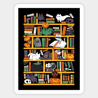 Halloween Library Magnet